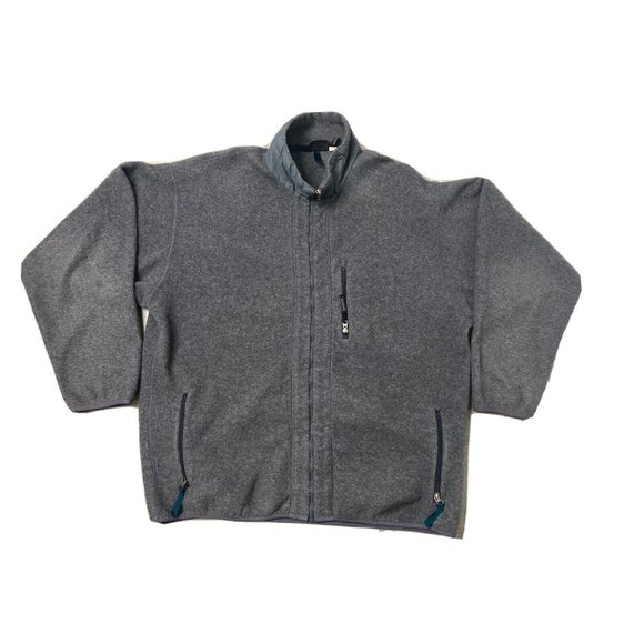 Vintage Patagonia Vintage 90s Synchilla Fleece Gray Full Zip